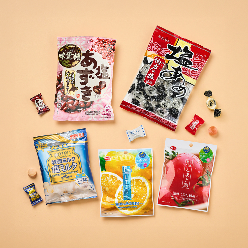 일본 소금 캔디 5종 택 1(시오 토마토, 시오 레몬, 시오 아주끼, 밀크 시오,시오아메)