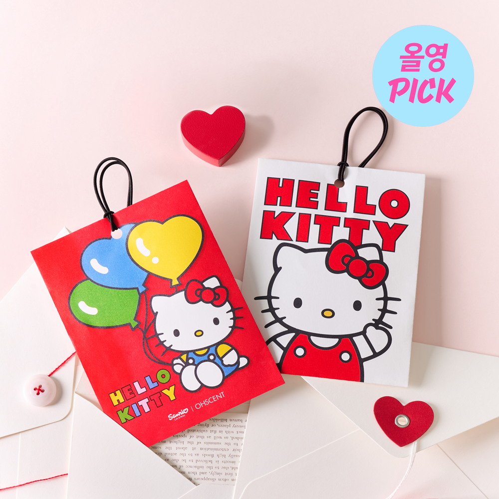 [8월 올영픽][올영 단독 출시] 오센트 헬로키티 에디션 퍼퓸샤쉐 11종