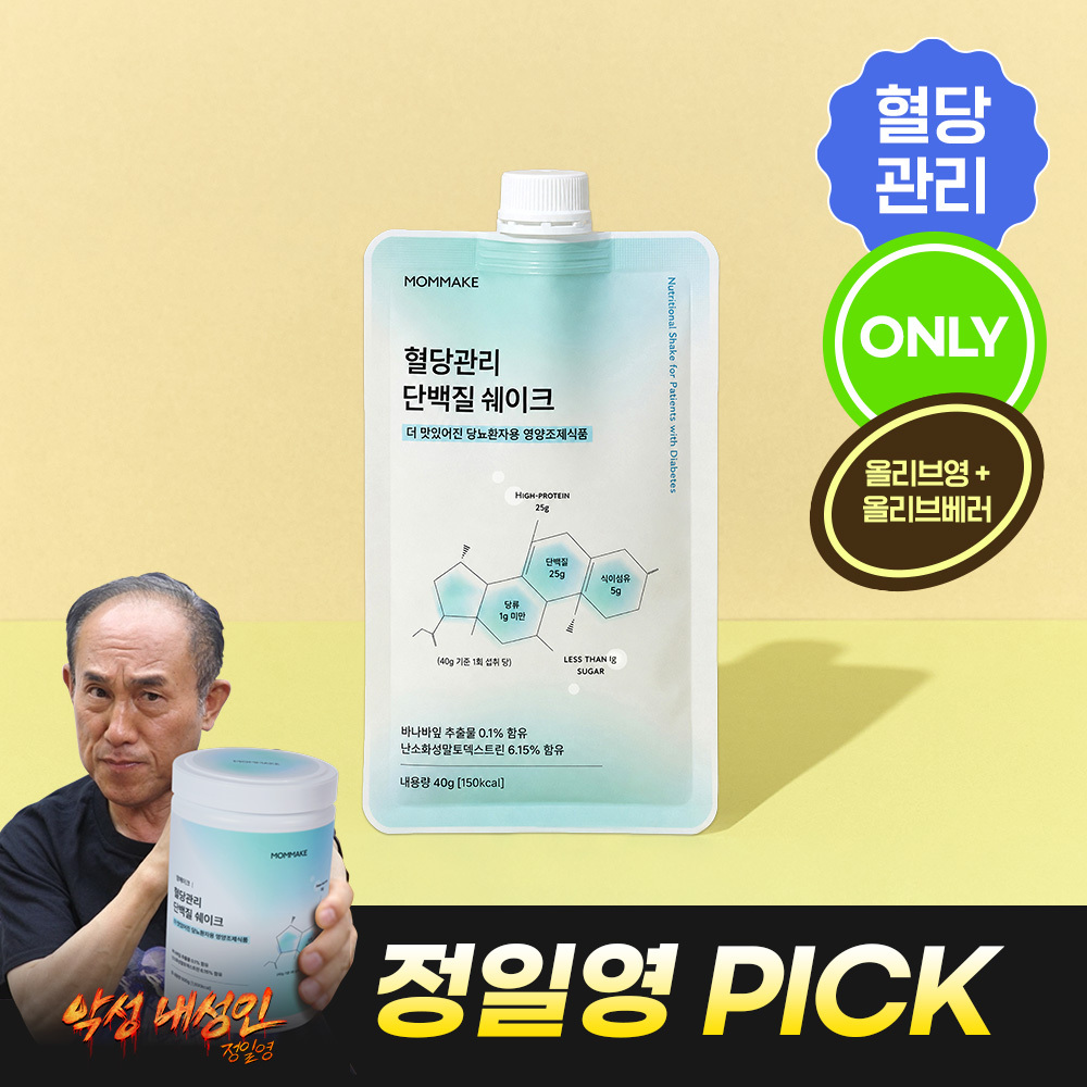 맘메이크 혈당관리 단백질 쉐이크 파우치형 40g