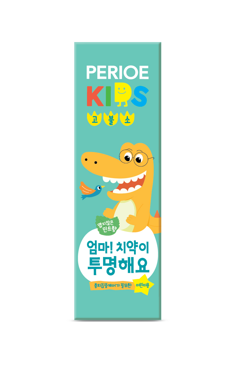 페리오 키즈 고불소 엄마 치약이 투명해요 1450 치약 80g