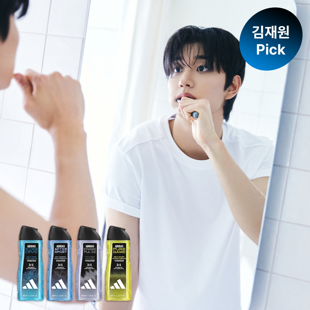 [NEW][김재원PICK] 아디다스 3-IN-1 샤워젤 400ML 4종 택1