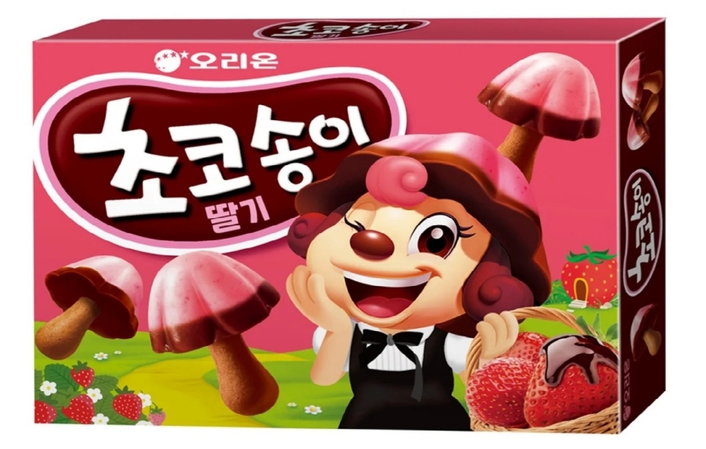 오리온 초코송이 딸기 4P