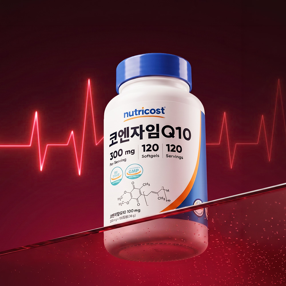뉴트리코스트 코엔자임Q10 코큐텐 COQ10 100mg120정 (120일분)