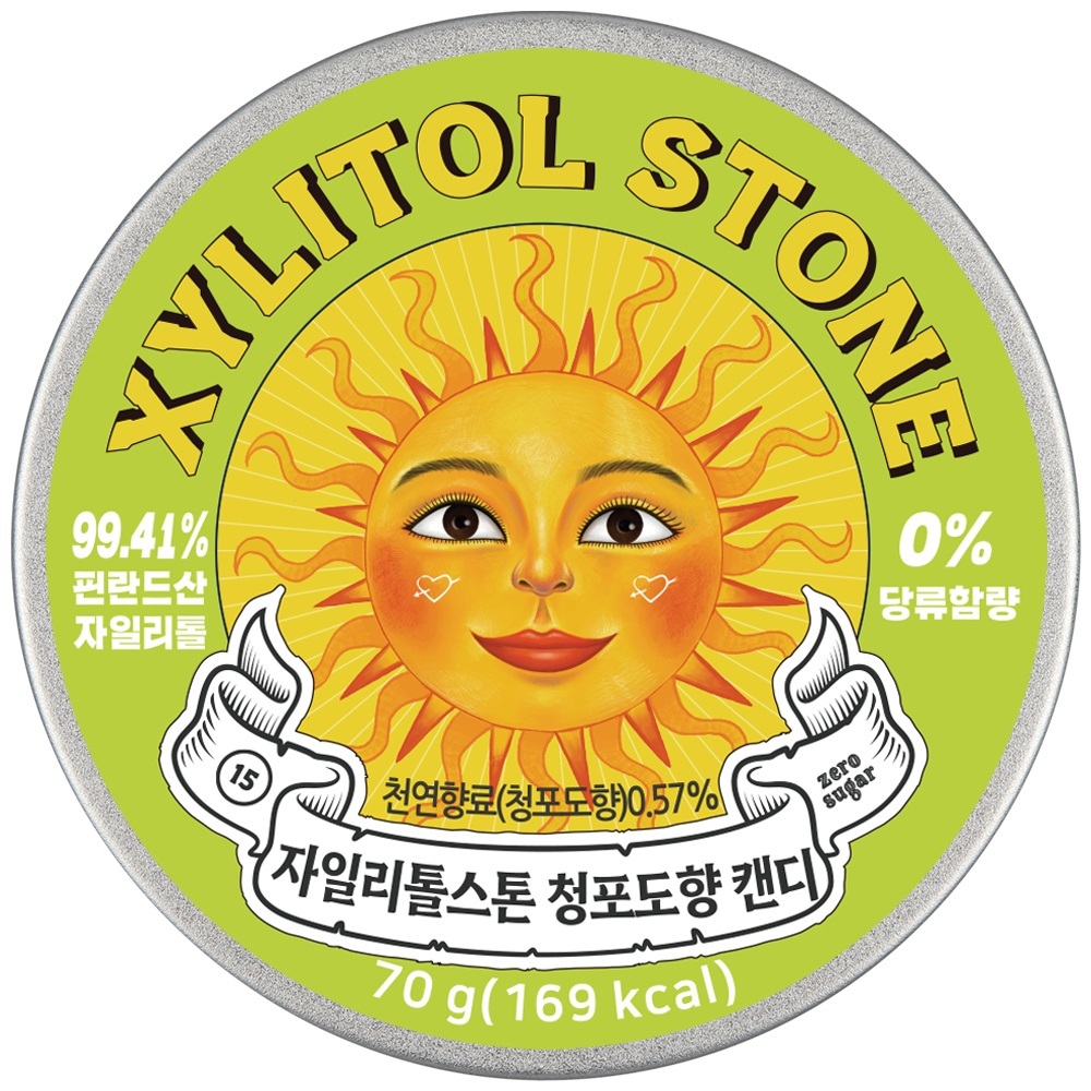 [NEW]자일리톨스톤 청포도향 70g
