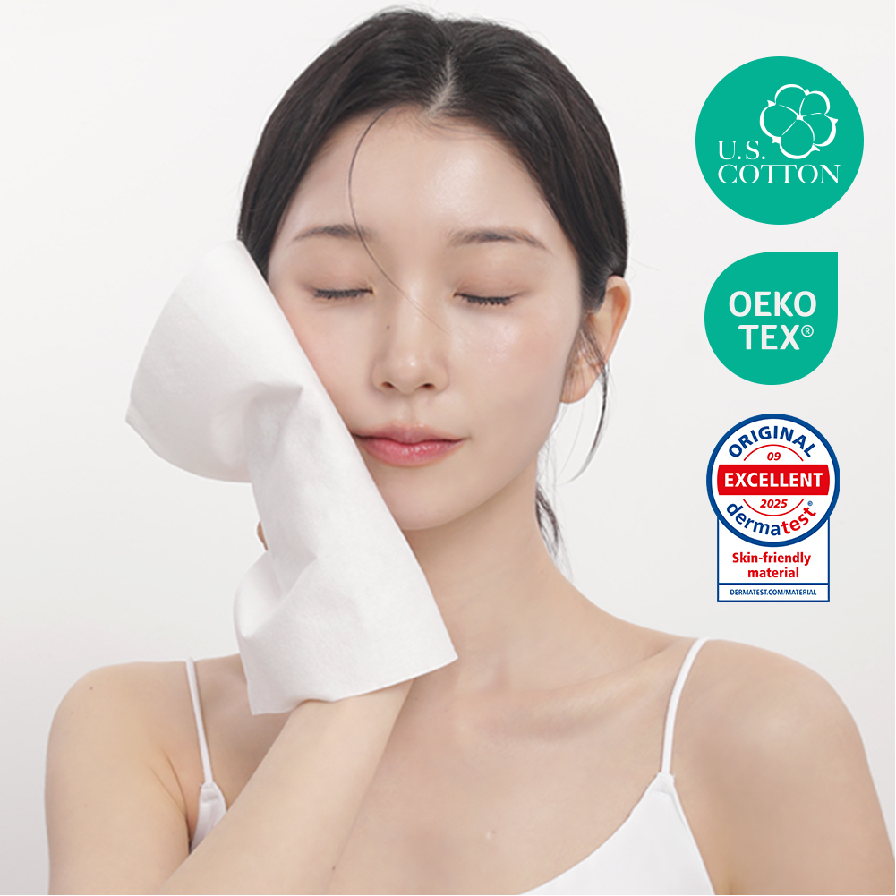 고릴라랩 빅사이즈 일회용 수건 페이스 타올 60매