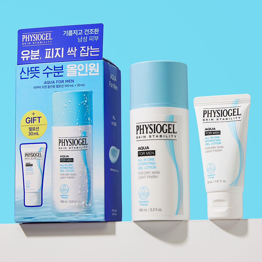 피지오겔 아쿠아 포맨 오일컷 올인원 100ml 기획 (+시카폼 20ml)