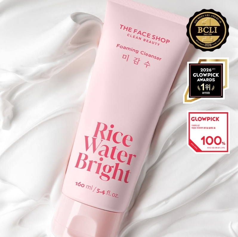 NEW 더페이스샵 미감수 브라이트 클렌징폼 160ml