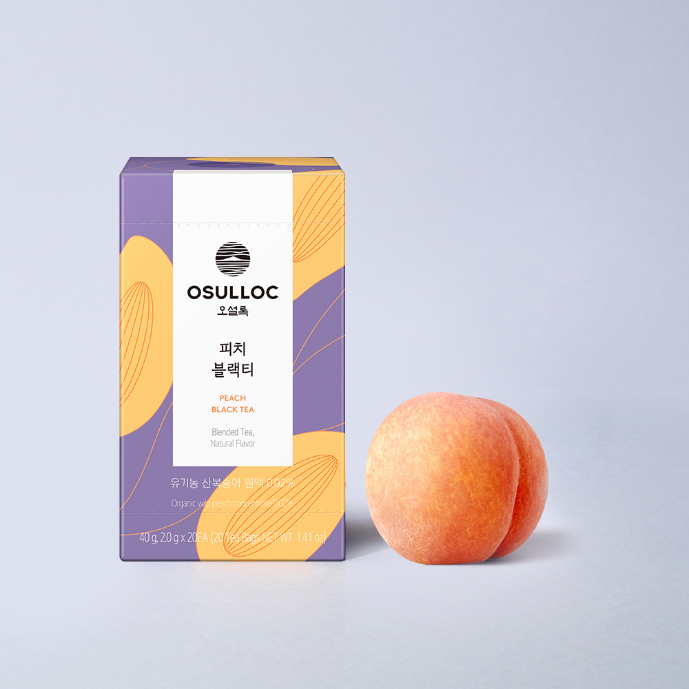오설록 피치 블랙티 20입