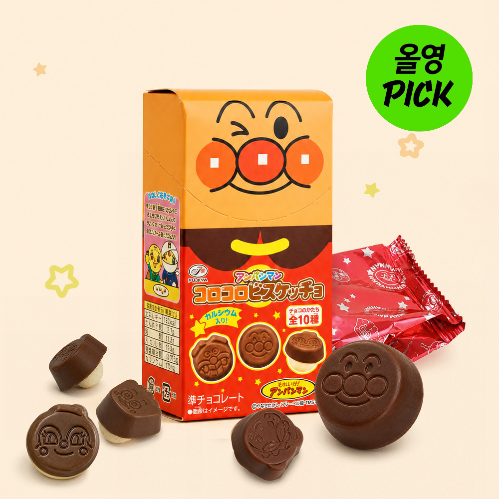 앙팡맨 초코 비스켓 34g