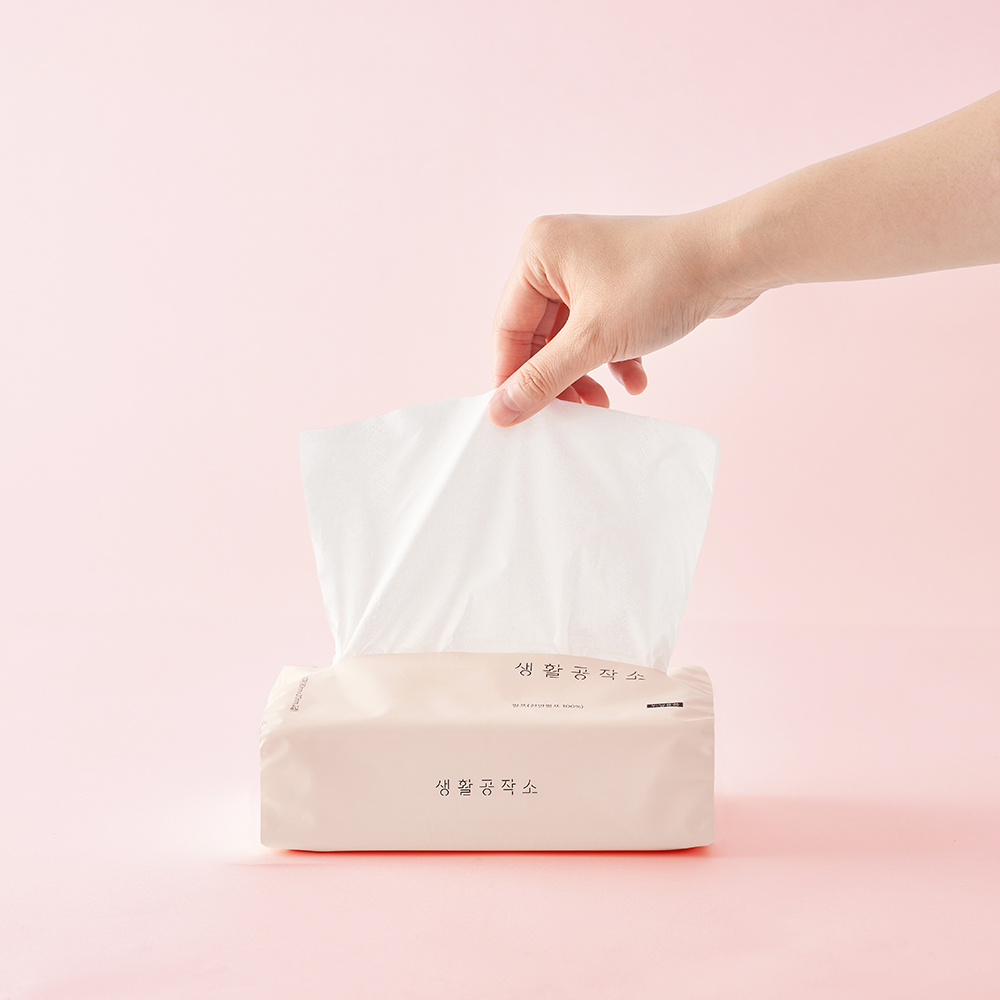 생활공작소 뽑아쓰는 팝업티슈 베이직 150매 9팩
