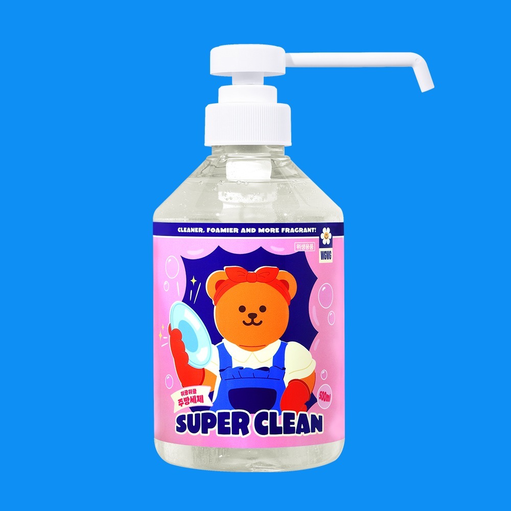 위글위글 주방세제 500ml 레몬&바질