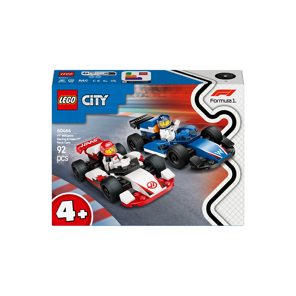 레고 시티 60464 F1 Williams Racing & Haas F1 레이스 카