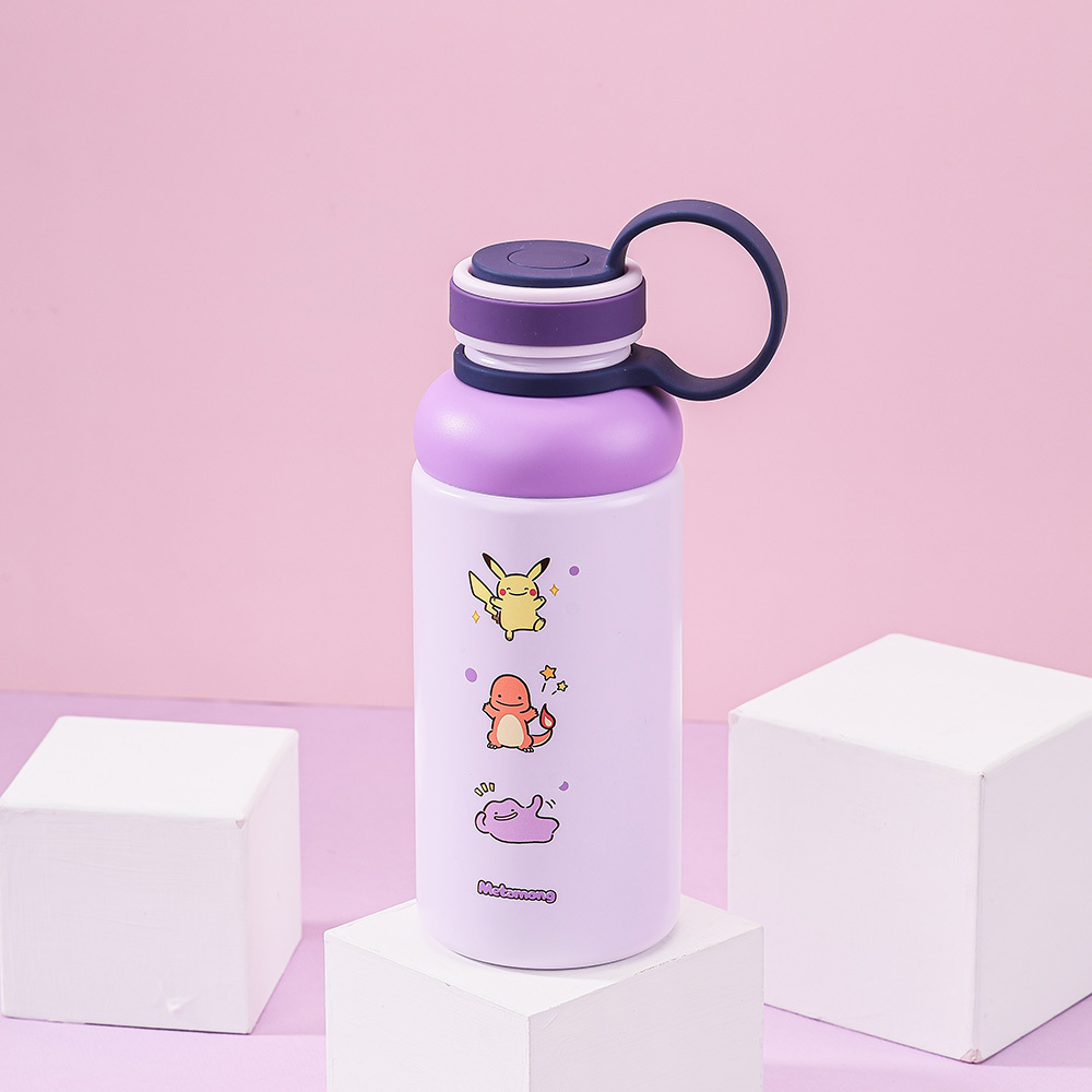 릴팡 포켓몬스터 베이글 핸들 이중스텐 텀블러 630ml (메타몽)