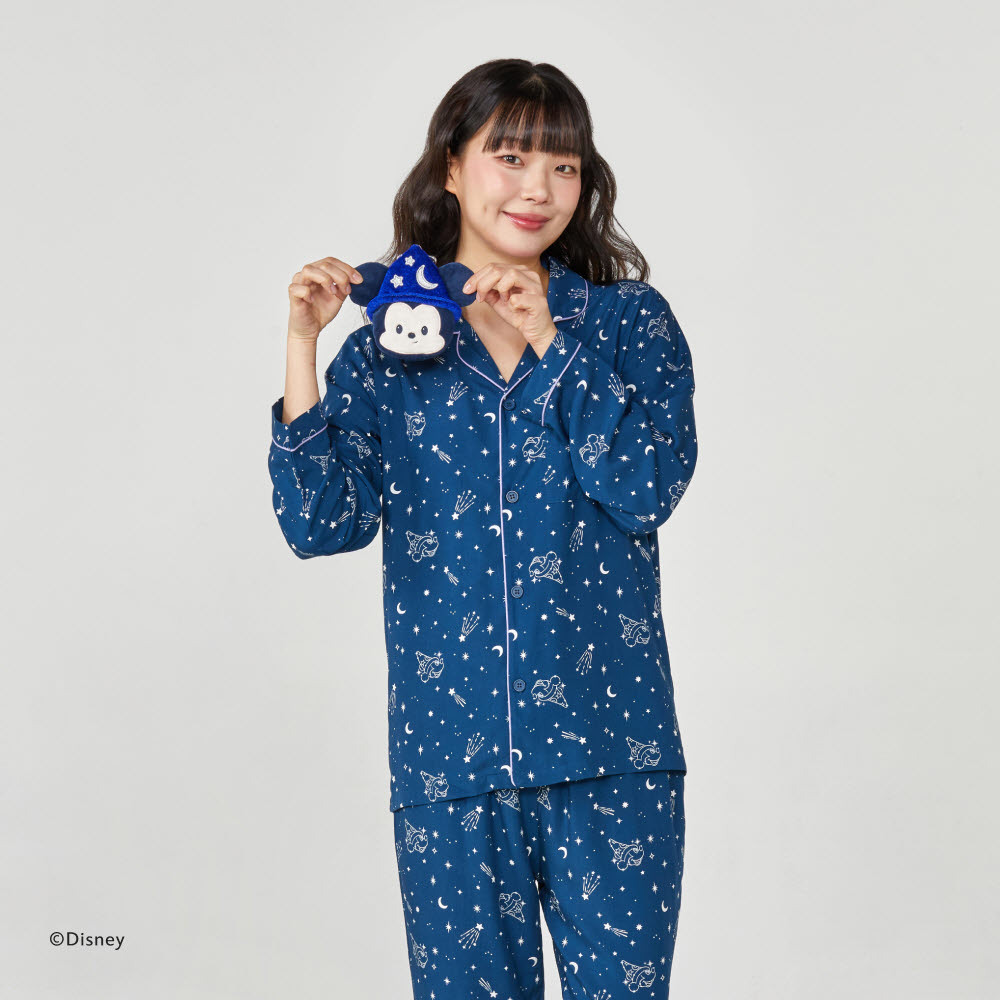 [버터샵] 매지컬 마법사 미키 사계절 파자마 상하세트 S 공용 네이비