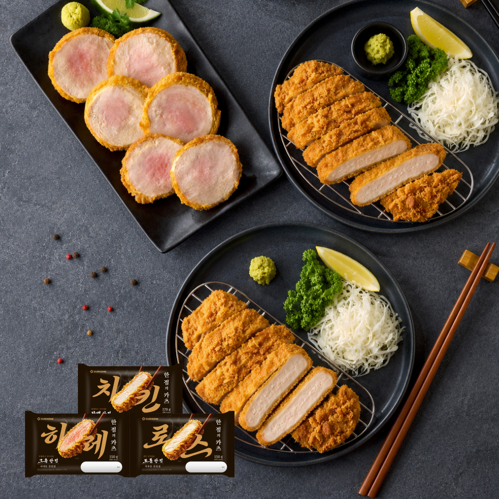 아워홈 한 점의 카츠 3종 골라담기