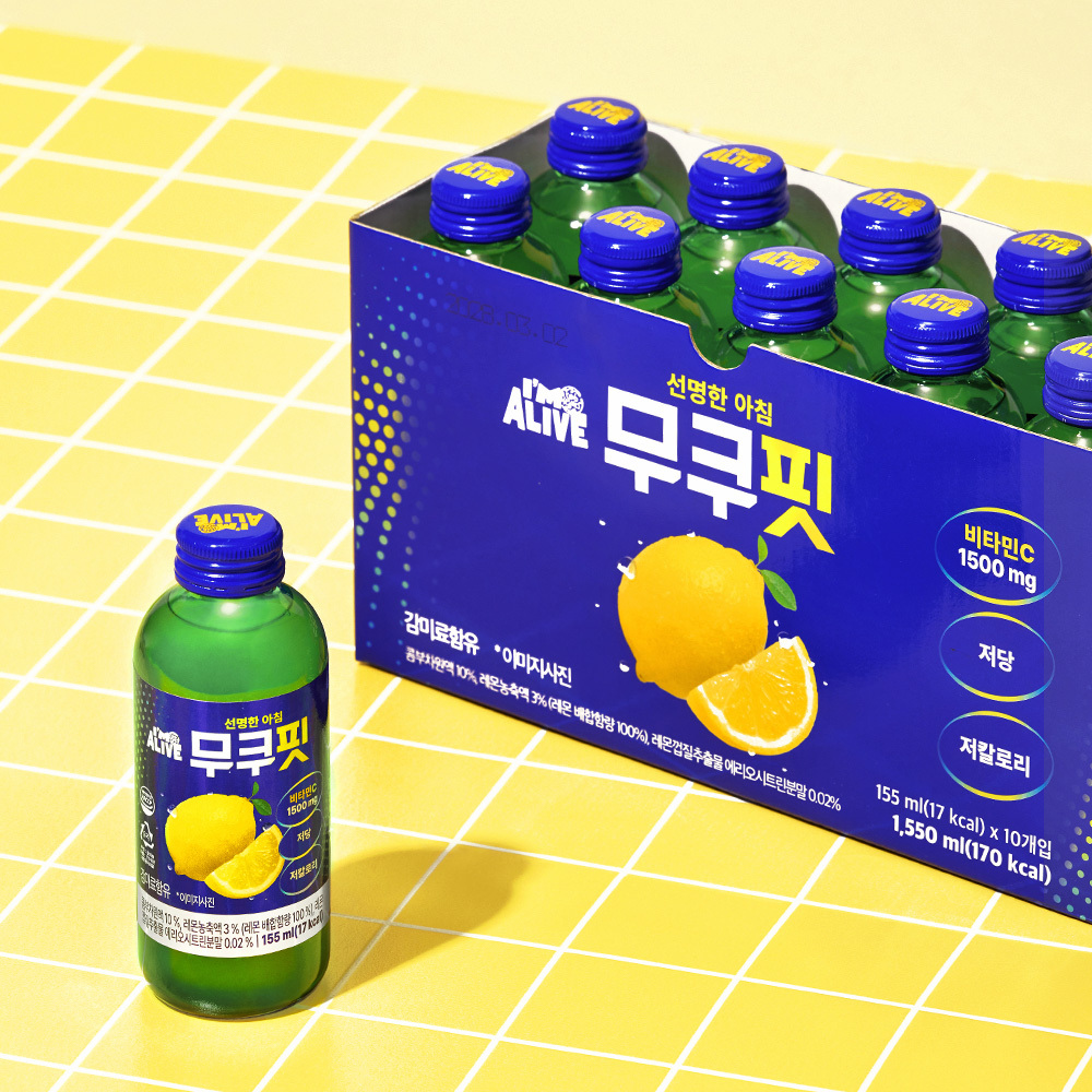 아임얼라이브 무쿠핏 155ml 10병