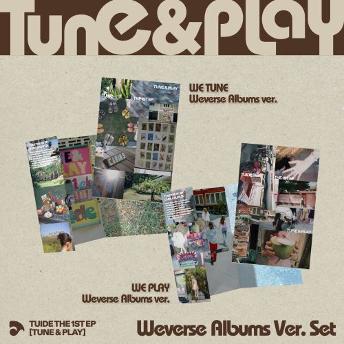 TUIDE(튜이드) The 1st EP [TUNE & PLAY] Weverse Albums ver. 2종 1세트