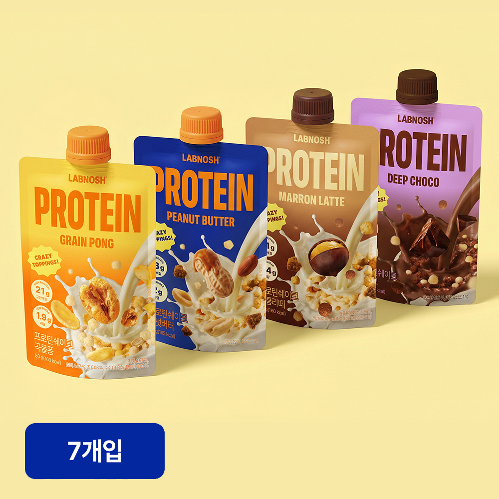 [NEW] 랩노쉬 프로틴 쉐이크 50g 7개입 4종 택1