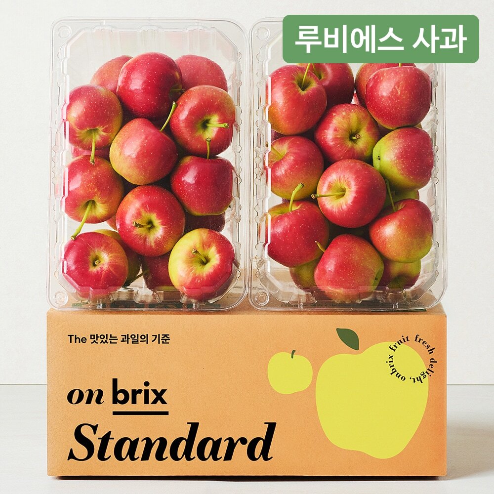 [온브릭스] 새콤달콤 미니 사과, 루비에스 사과 1kg / 2kg