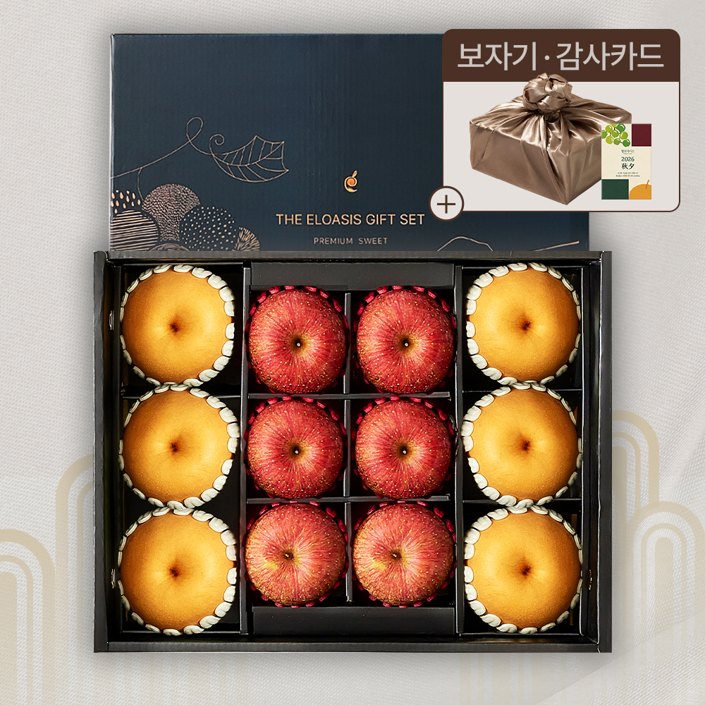 [엘로아시스][추석선물] 프리미엄 한가위 1호 사과&배 선물세트 6kg 내외 특품