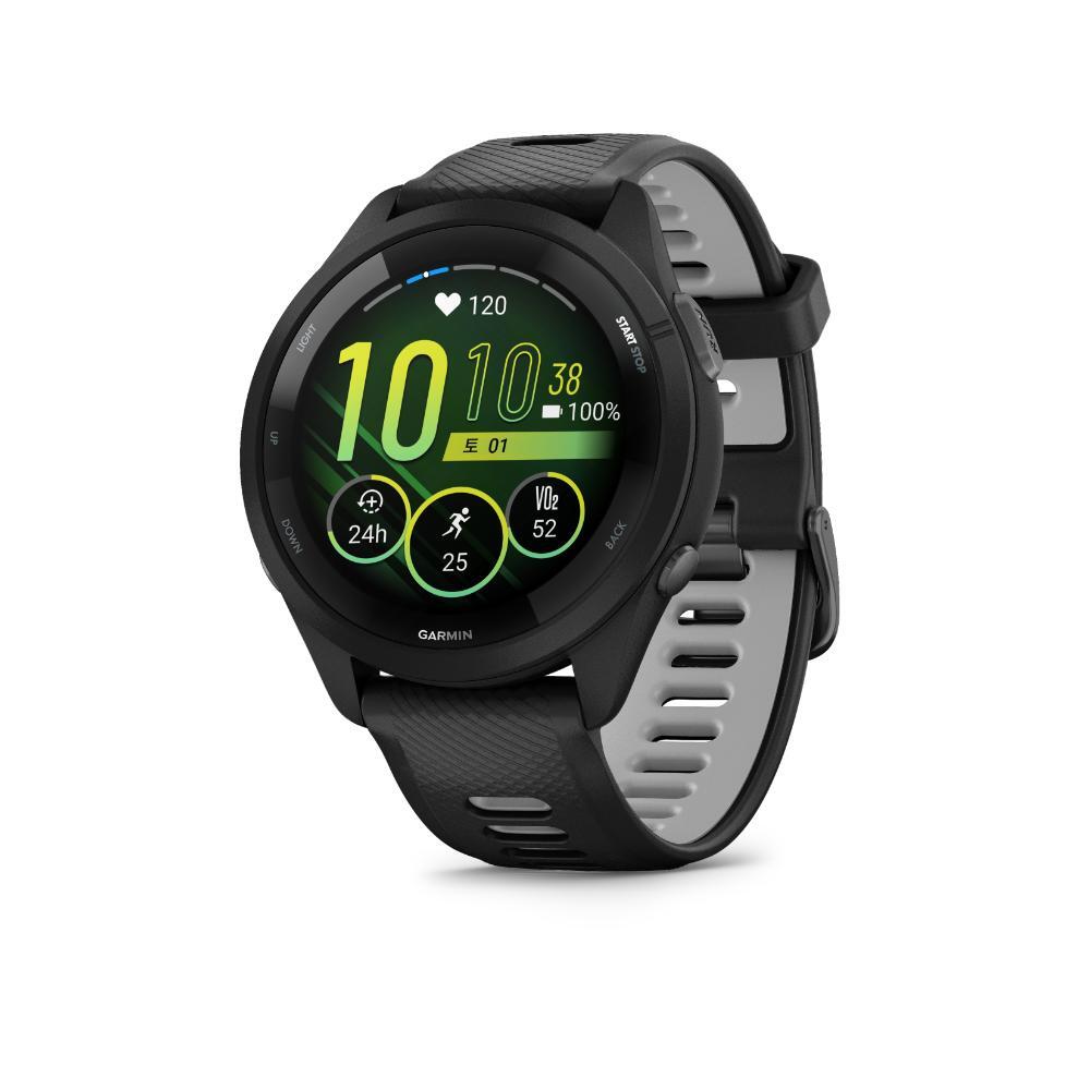가민 포러너 265 뮤직 GPS 스마트워치 블랙 46mm