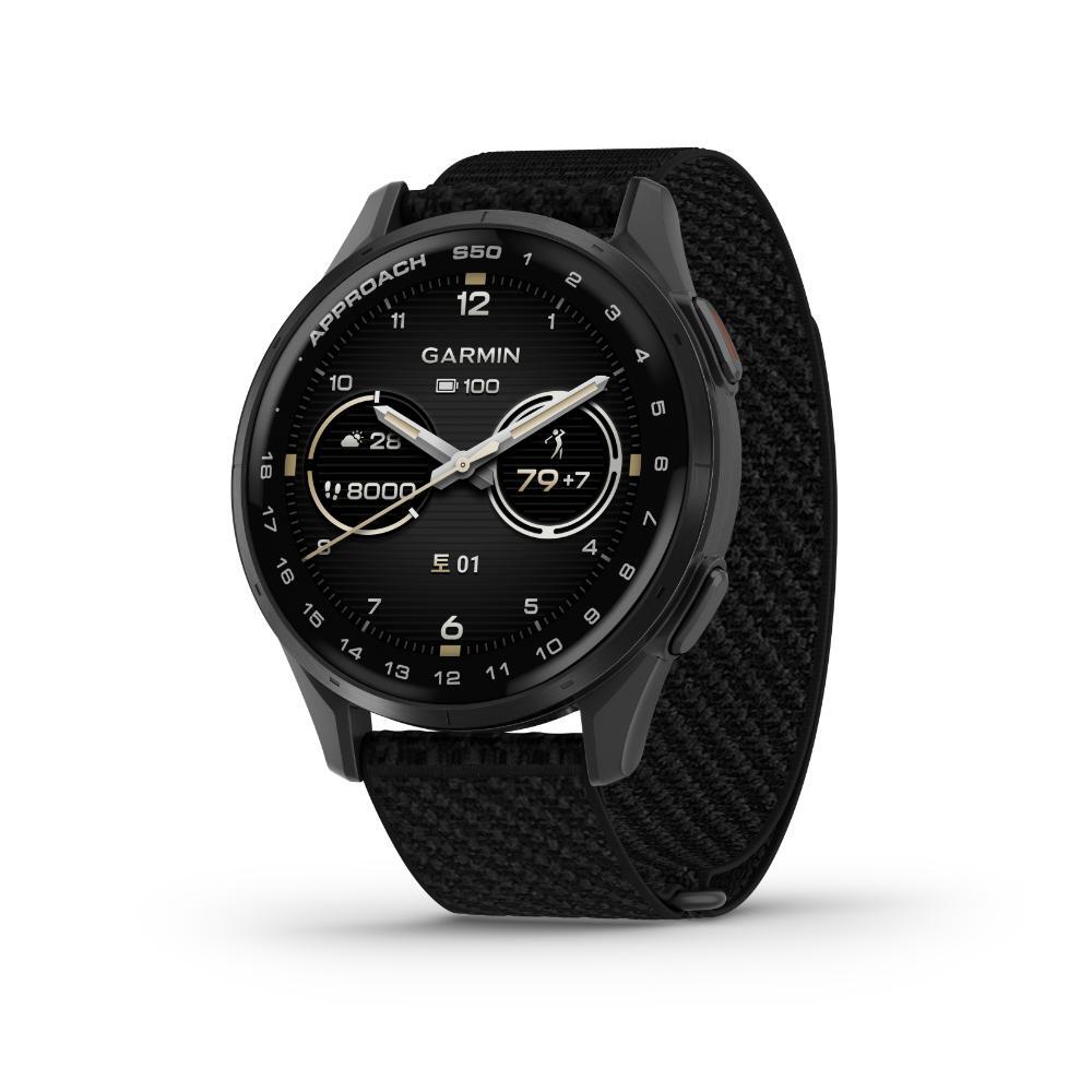 가민 어프로치 S50 골프 GPS 스마트워치 블랙 43mm