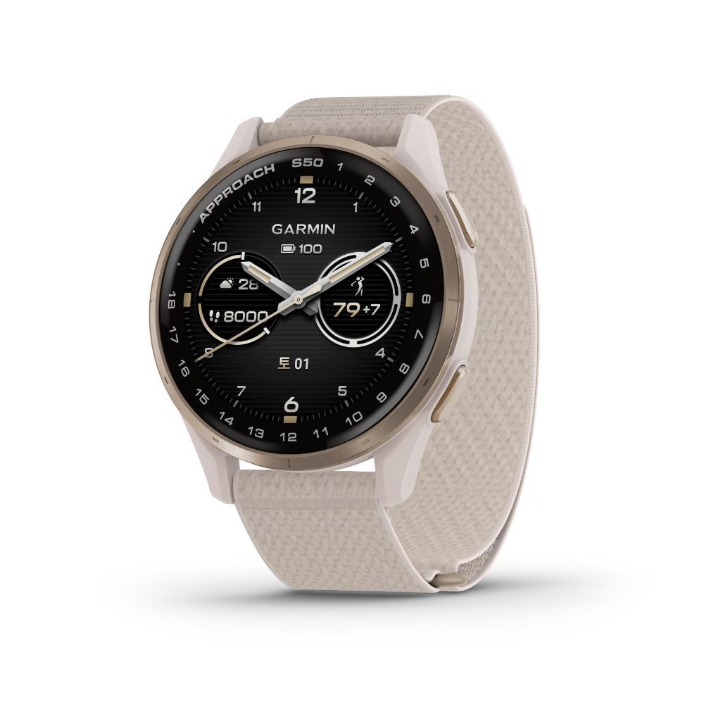 가민 어프로치 S50 골프 GPS 스마트워치 뉴트럴 43mm