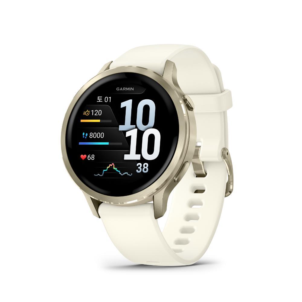가민 베뉴 4 GPS 스마트워치 루나골드 본 41mm