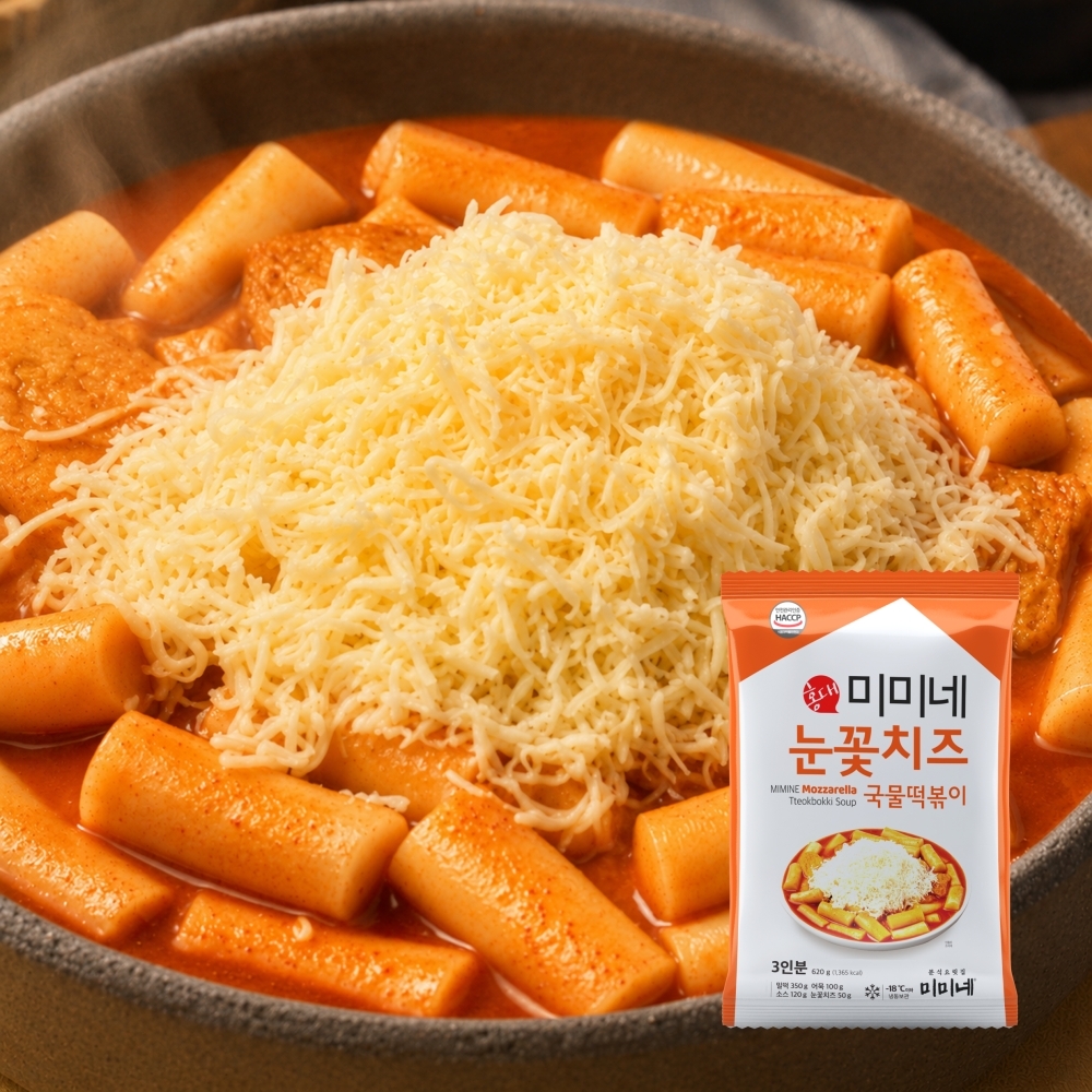 미미네 눈꽃치즈 국물떡볶이 620g