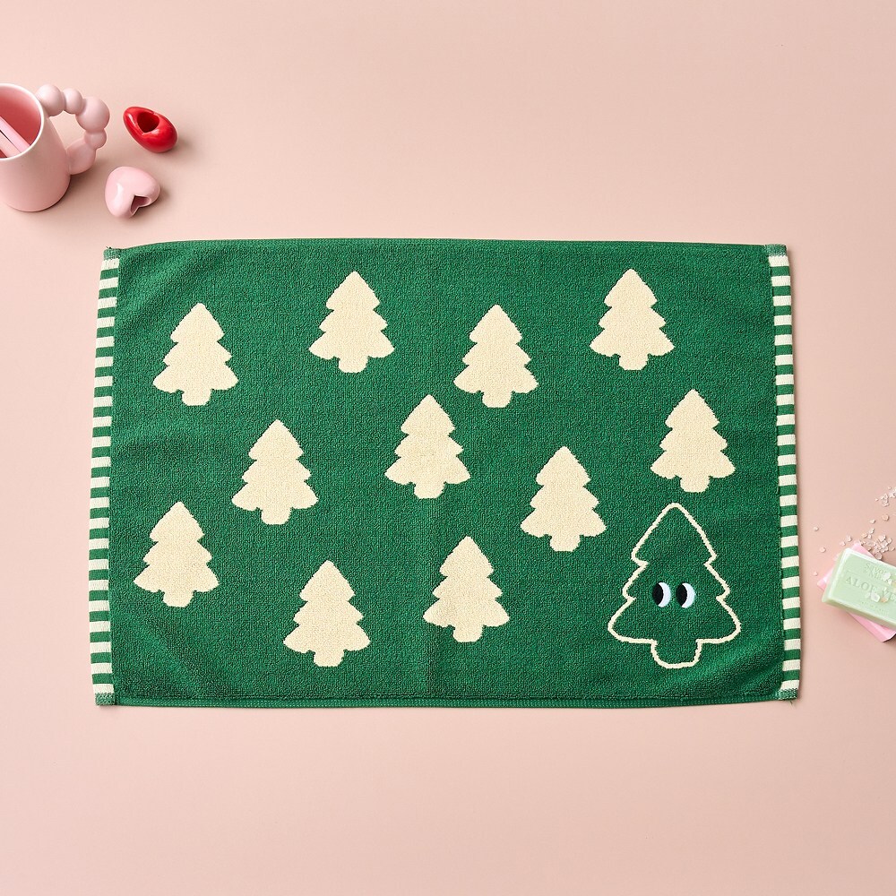 [모던하우스] 아이팝 트리 타월발매트 GREEN 45X65cm