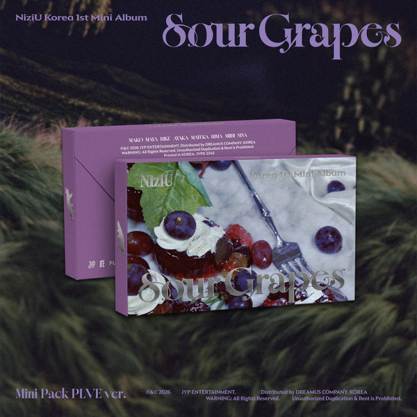 NiziU(니쥬) 미니 1집 Sour Grapes (Mini Pack PLVE ver.)