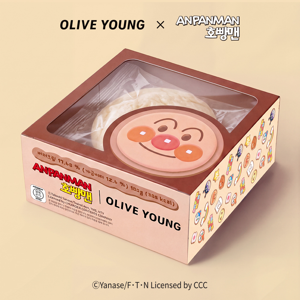 [호빵맨 콜라보] 이웃집통통이 앙버터쫀득빵 180g