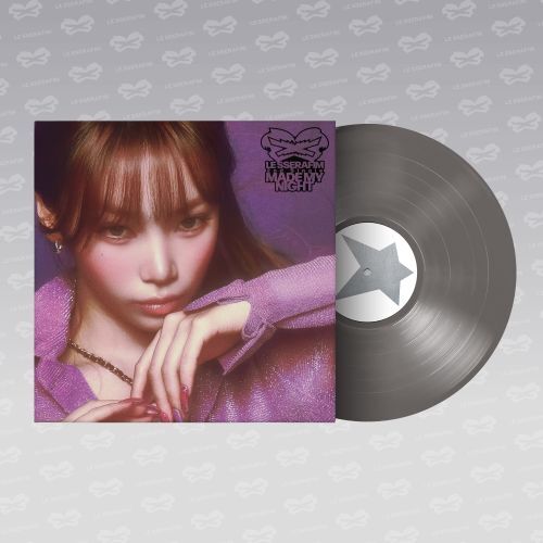 르세라핌 2집 싱글 앨범 [Made My Night] Vinyl (CHIC SILVER ver.)