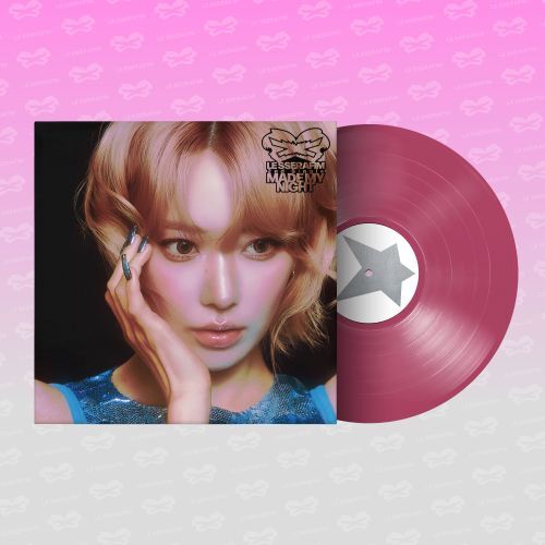 르세라핌 2집 싱글 앨범 [Made My Night] Vinyl (HOT PINK ver.)