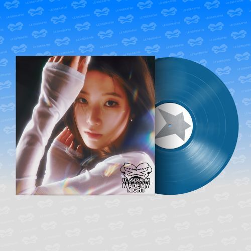르세라핌 2집 싱글 앨범 [Made My Night] Vinyl (SKY BLUE ver.)