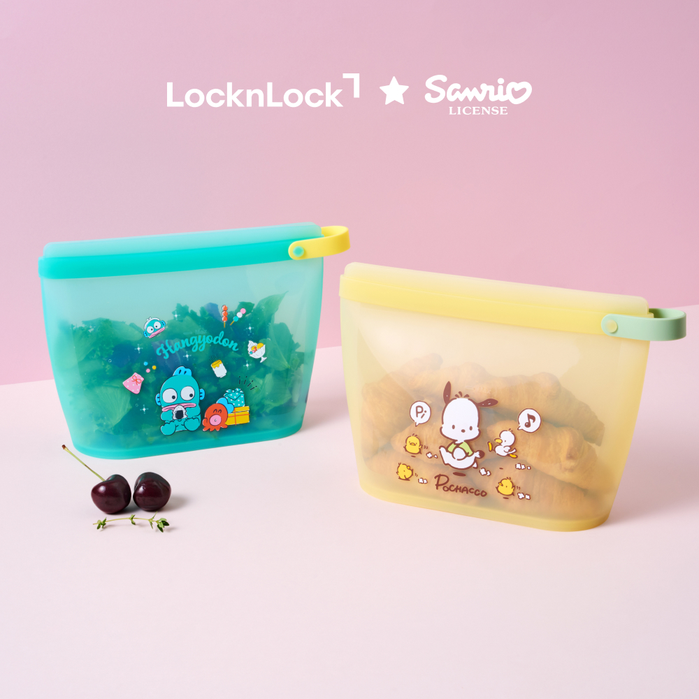 락앤락 산리오캐릭터즈 실리콘 지퍼백 1.3L (LWP668_SR)