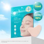 식물나라 UV차단 아웃도어 얼굴/뒷목 선패치(2eaX5sets)