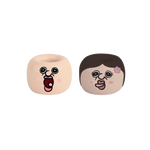 치공 빵빵이옥지 세라믹 칫솔꽂이세트 (2P)