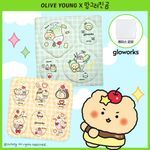 [망곰 콜라보] 글로웍스 뜯어쓰는 팔레트 미니퍼프 4P & 핑거퍼프 6P