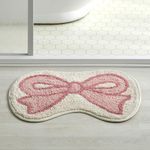 [모던하우스] 캔디 리본 넌슬립 면 터프팅 발매트 PINK 47X68cm