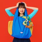 위글위글 패커블 백 L (블루/해피마인드)