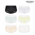 크로커다일 이너웨어 에센셜 에어리 링클 팬티 6종 6Color