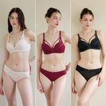 Wonderbra 하트핏 노와이어 브라팬티 3세트 3Color