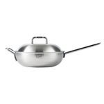 AMT 316Ti스텐 통5중 샤프 28cm 편수웍