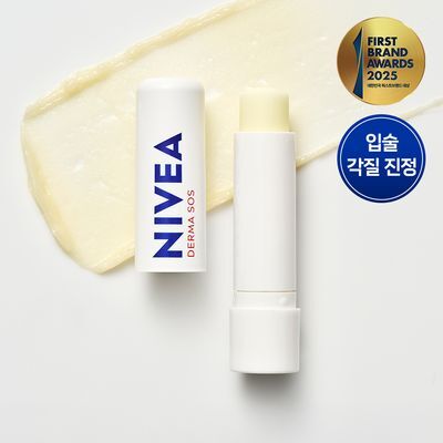 [24시간 보습] 니베아 립케어 더마 SOS 케어 4.8g