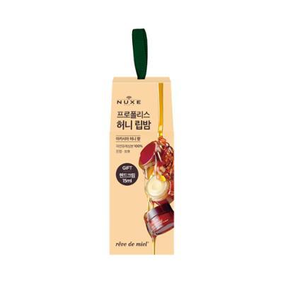 [고보습 허니 립밤]눅스 레브드미엘 립밤 15g기획 (+핸드앤네일크림15ml 증정)