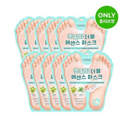 소프리스 풋필링 더블 에센스 마스크 10P 