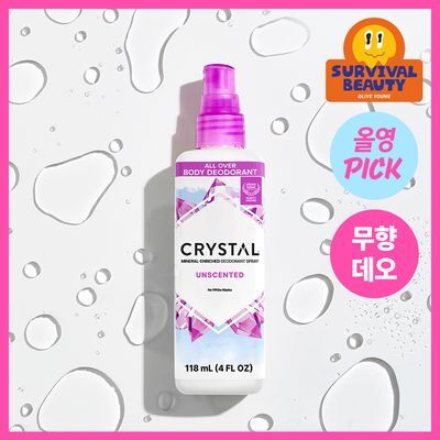 [8월 올영픽]크리스탈 데오드란트 바디스프레이 118ml