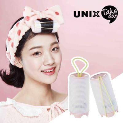 유닉스 테이크아웃 헤어롤 38 핑크 PW-5638SP