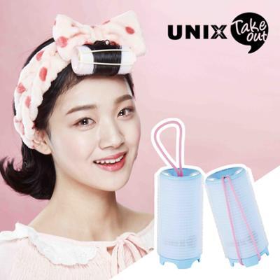 유닉스 테이크아웃 헤어롤 38 블루 (PW-5638MB)